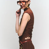 Pantalón Ella Chocolate