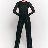 Pantalón aurífera negro/negro