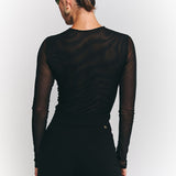 Top Mesh Negro