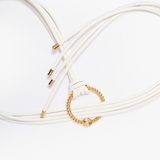 Cinturón Río Slim Off white