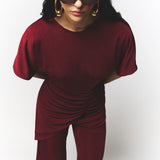 Pantalón Eugenia Burgundy