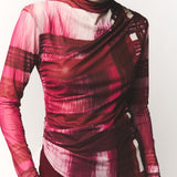 Top mesh Alpha Burgundy
