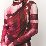 Top mesh Alpha Burgundy