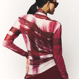 Top mesh Alpha Burgundy