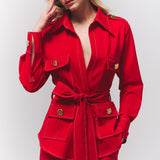 ORIGEN JACKET Cherry Red